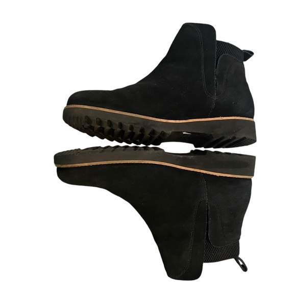 Blondo Matilda waterproof lug sole suede leather her Chelsea boot Sz 8 vgc - Picture 2 of 9